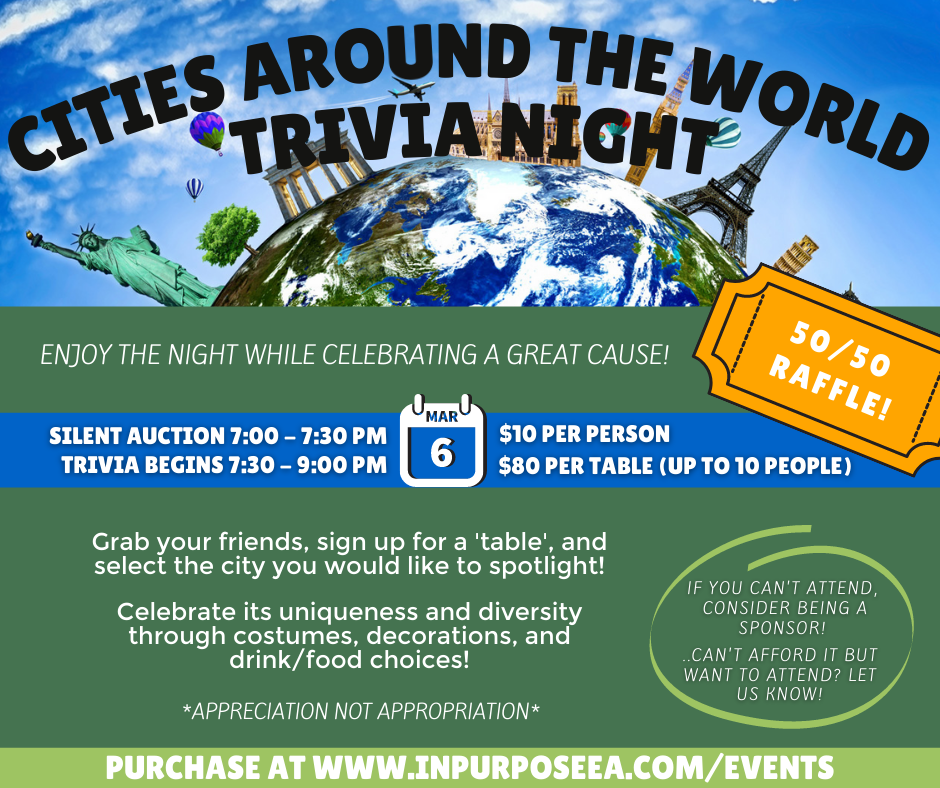 Cities Around the World Virtual Trivia Night